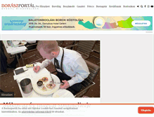 Tablet Screenshot of boraszportal.hu